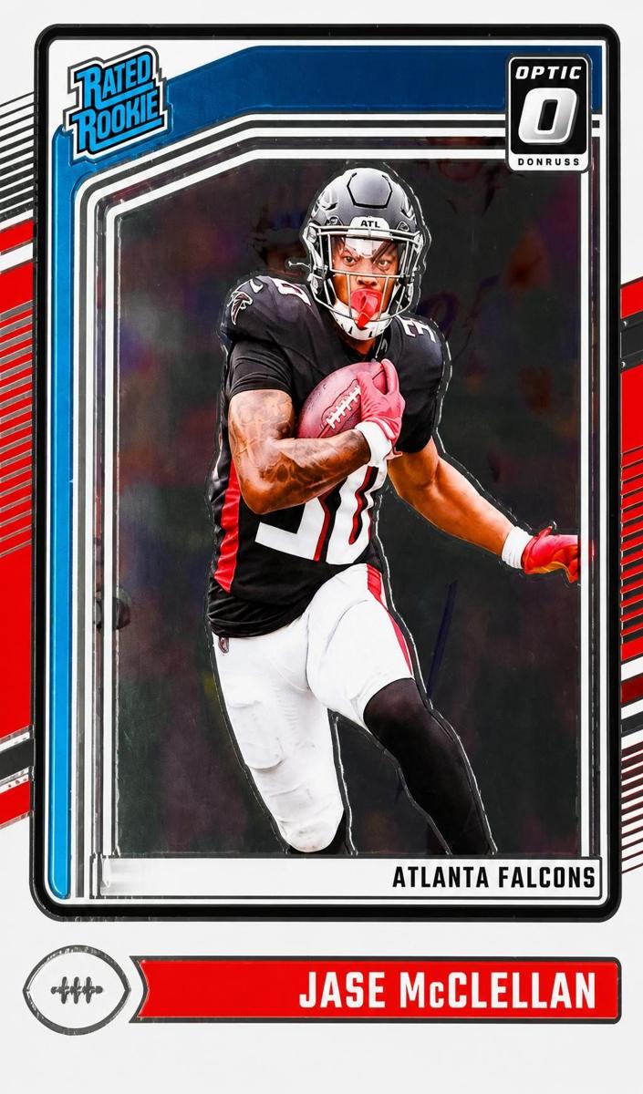 Jase McClellan 2024 Donruss Optic Football card