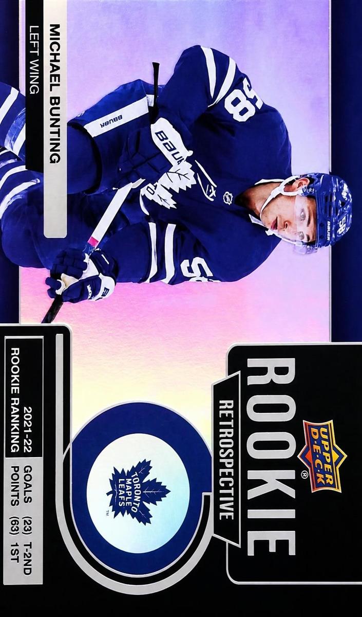 2022 Upper Deck Michael Bunting #RR-18 card