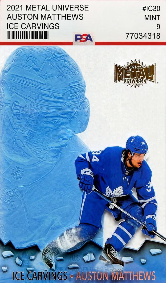 2021 Skybox Metal Universe Auston Matthews #IC-30 card