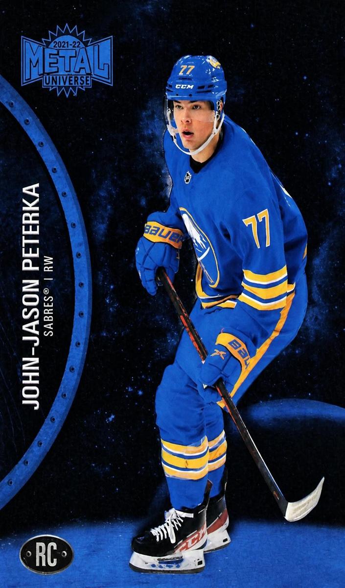 2021 Skybox Metal Universe John-Jason Peterka [Blue Spectrum] #186 card