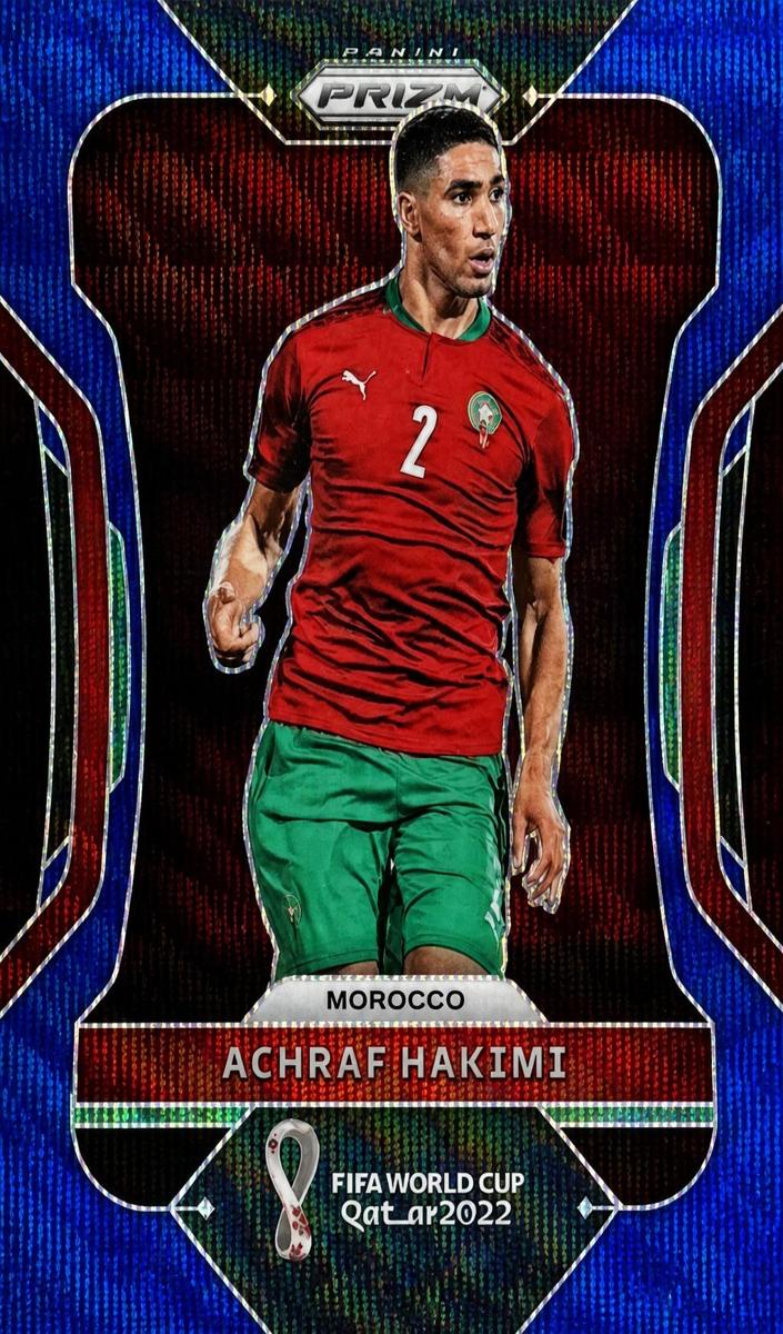2022 Achraf Hakimi [Prizms Blue Wave] #236