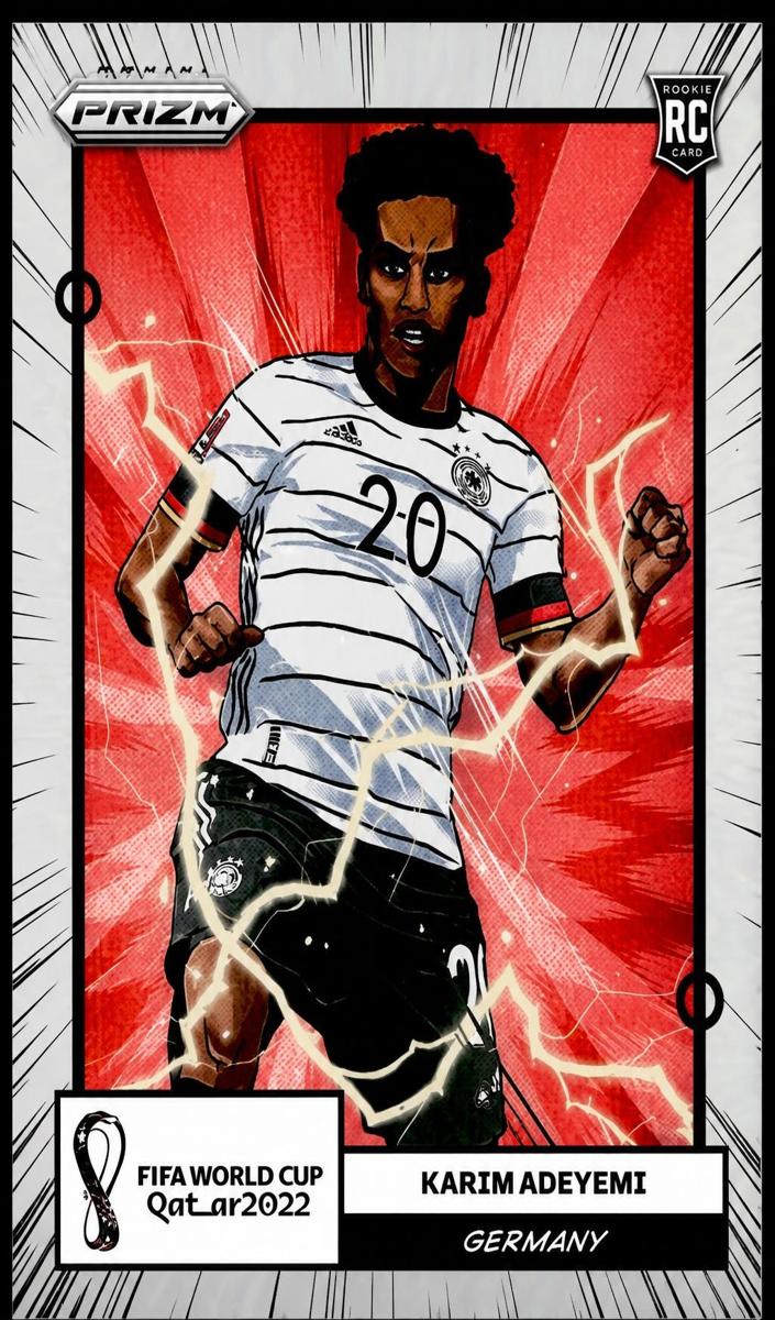 2022 Panini Prizm World Cup Manga Karim Adeyemi #10 card