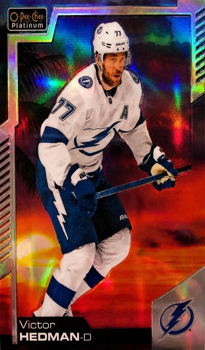 2020 O-Pee-Chee Platinum Victor Hedman [Cosmic] #22 card