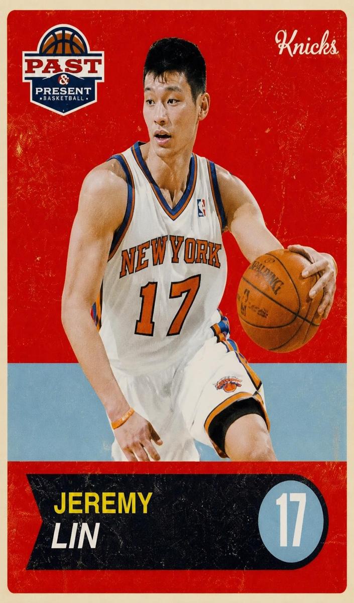 2011 Panini Past & Present Jeremy Lin #74 card