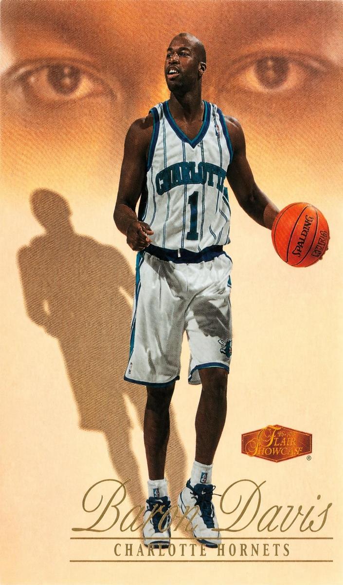 1999 Flair Showcase Baron Davis #105 card
