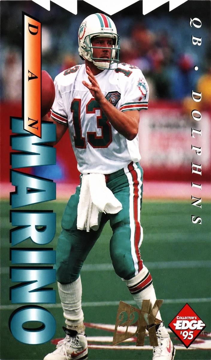 1995 Dan Marino [22K Gold Die-Cut] #118