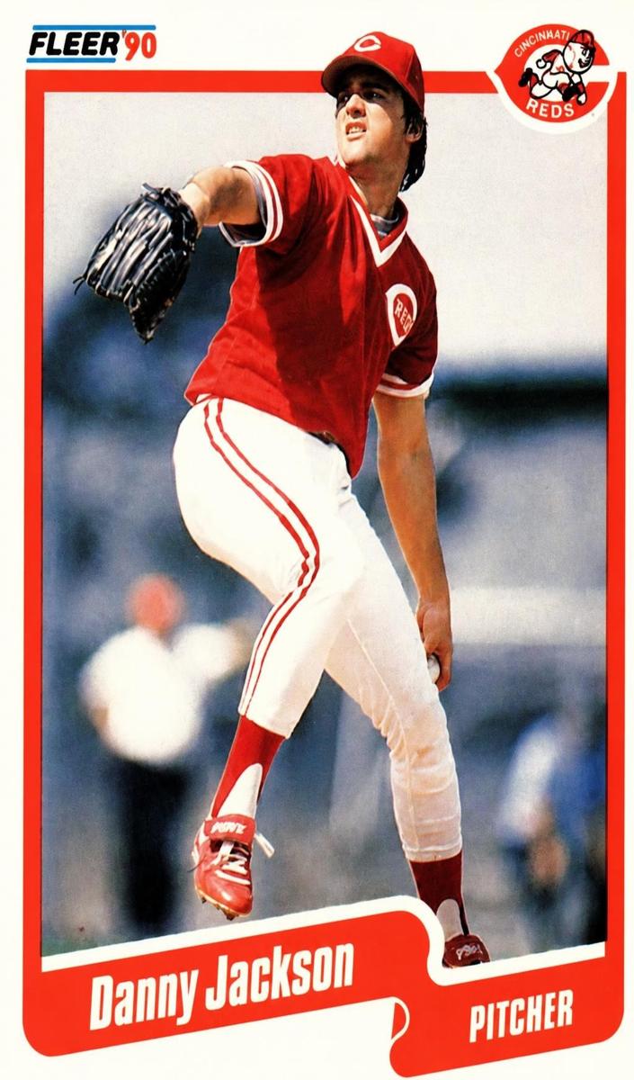 1990 Fleer Danny Jackson #422 card