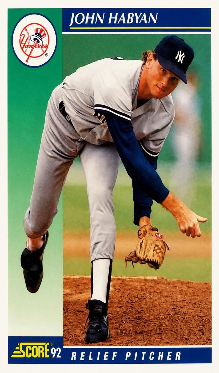 1992 Score John Habyan #451 card