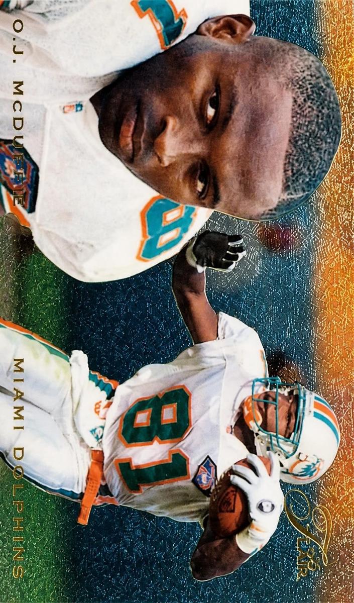 1995 Flair O.J. McDuffie #112 card
