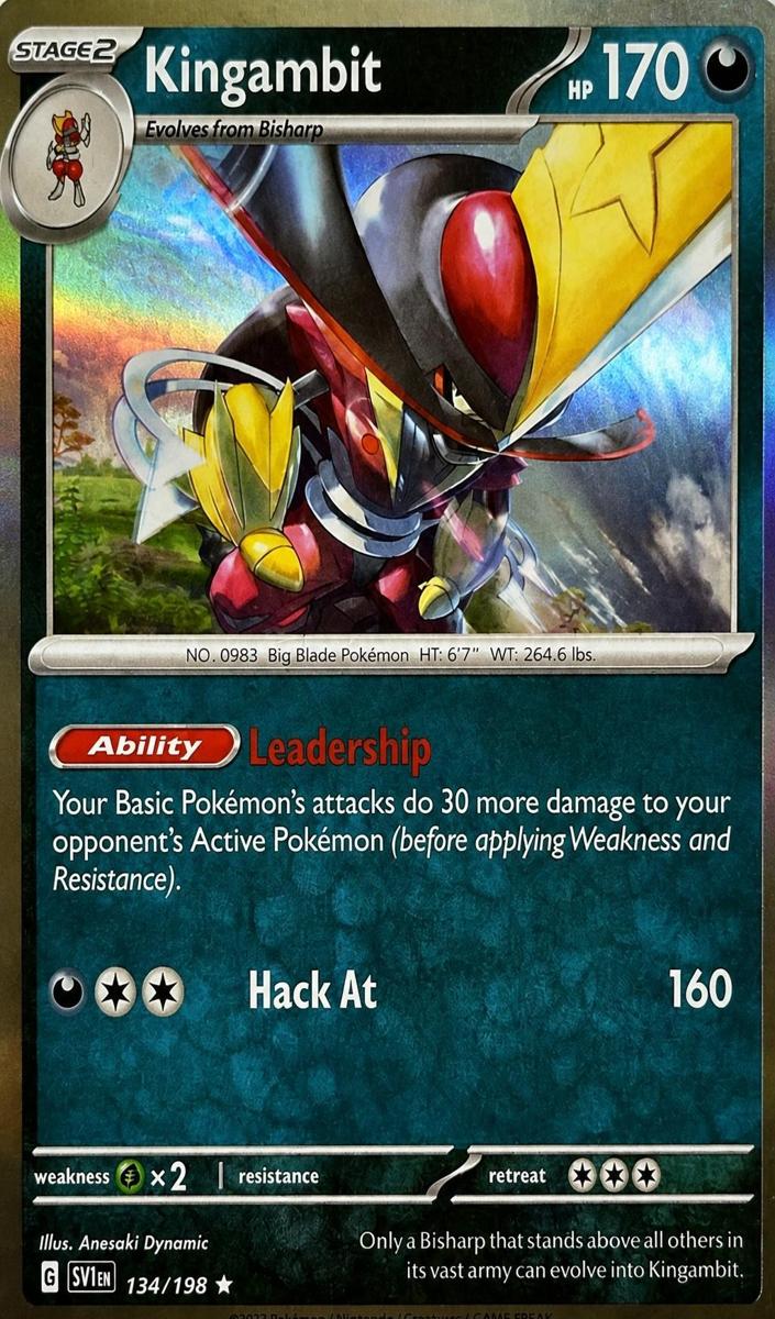 Kingambit 2023 Pokemon Scarlet & Violet