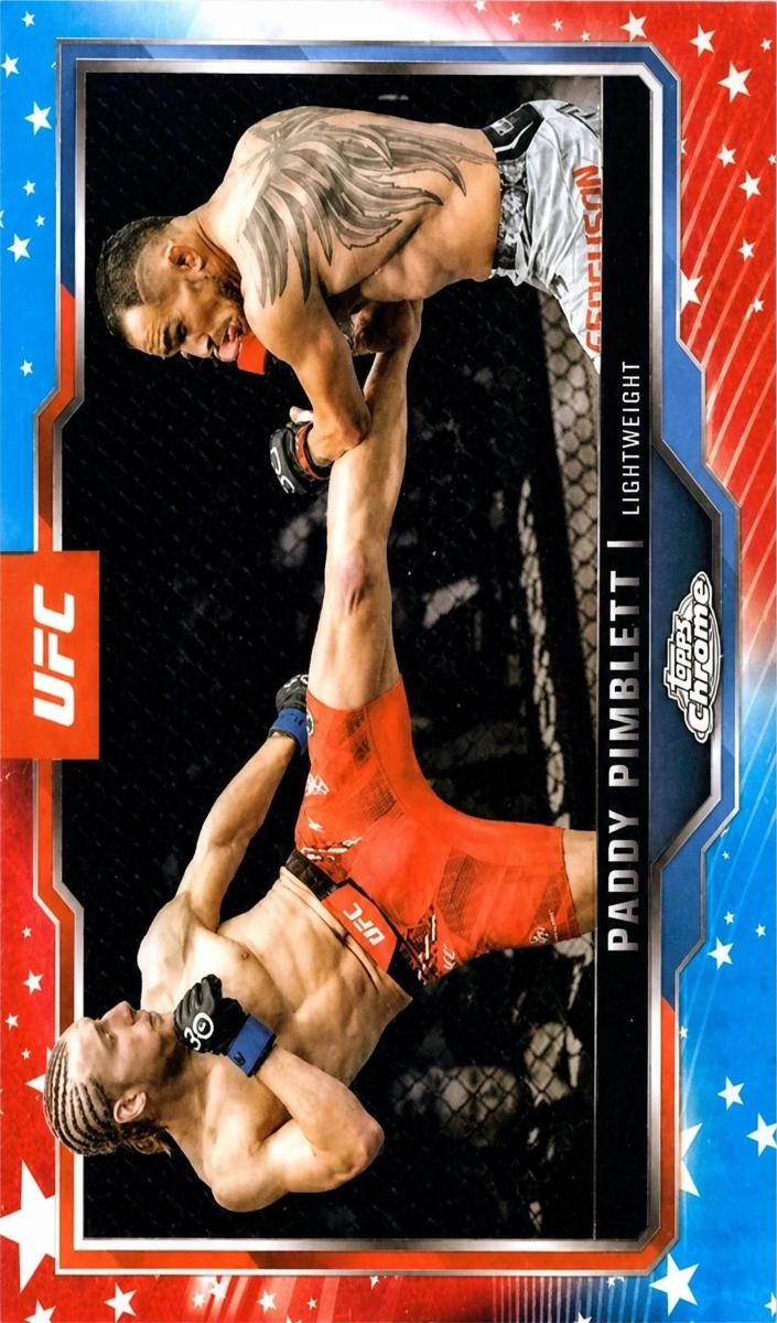 2025 Paddy Pimblett [Red & Blue Refractor] #177