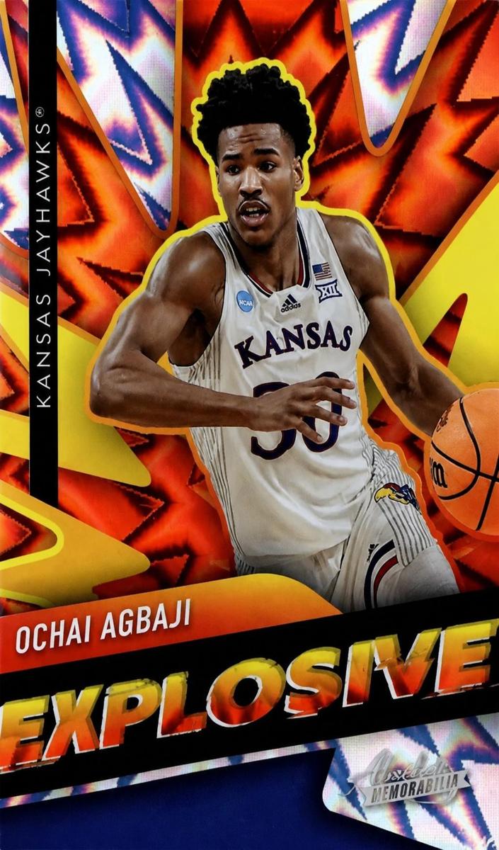 2022 Panini Chronicles Draft Picks Ochai Agbaji #EX-OCH card
