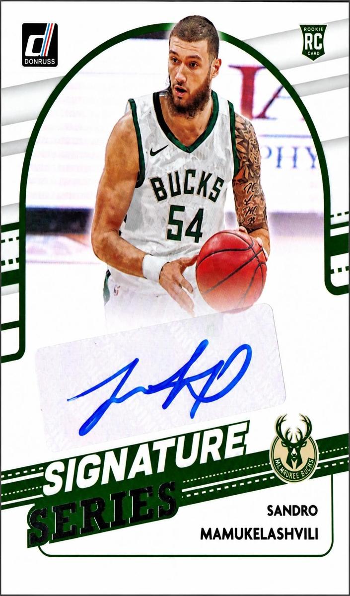 2021 Panini Donruss Sandro Mamukelashvili #SS-SMM card