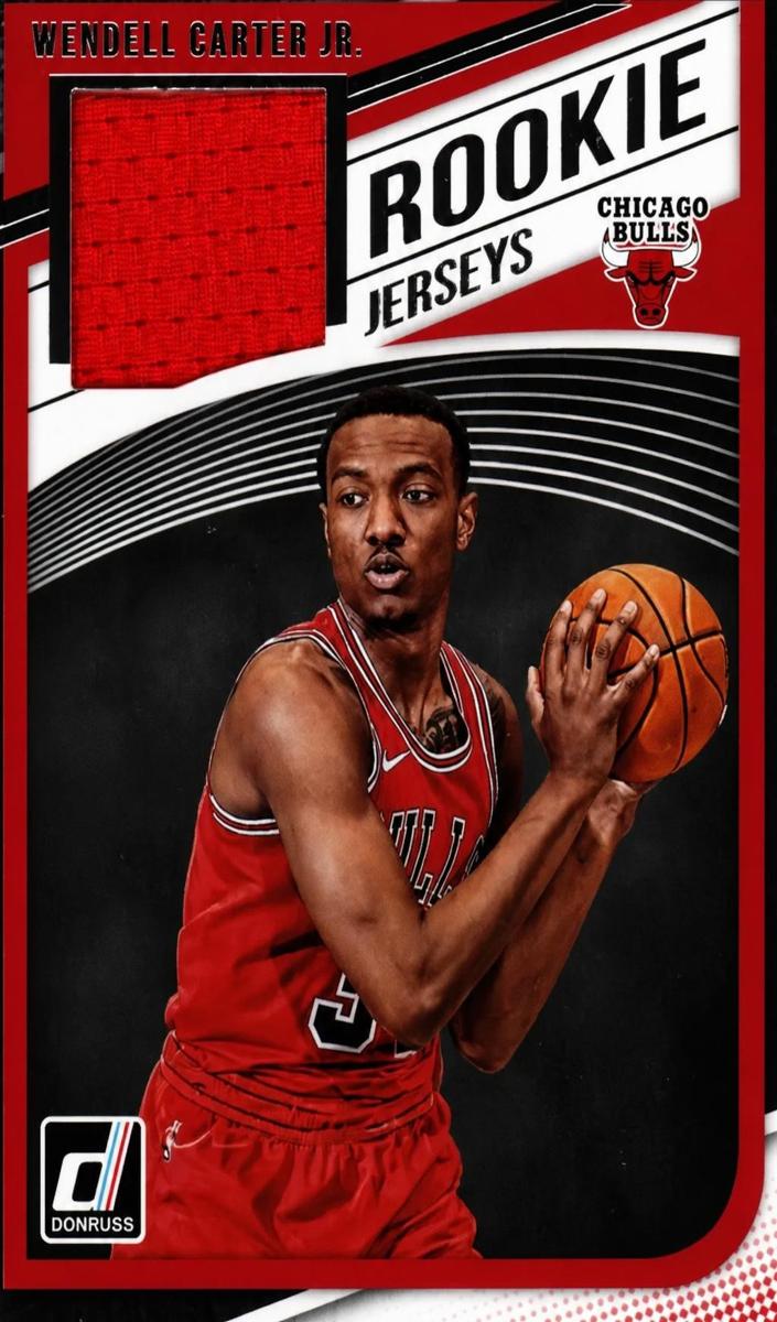 2018 Panini Donruss Wendell Carter Jr. #RJ-WCJ card