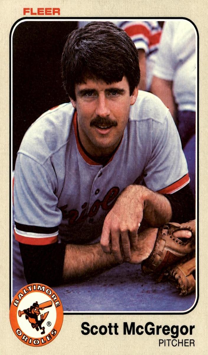 1983 Fleer Scott McGregor #66 card