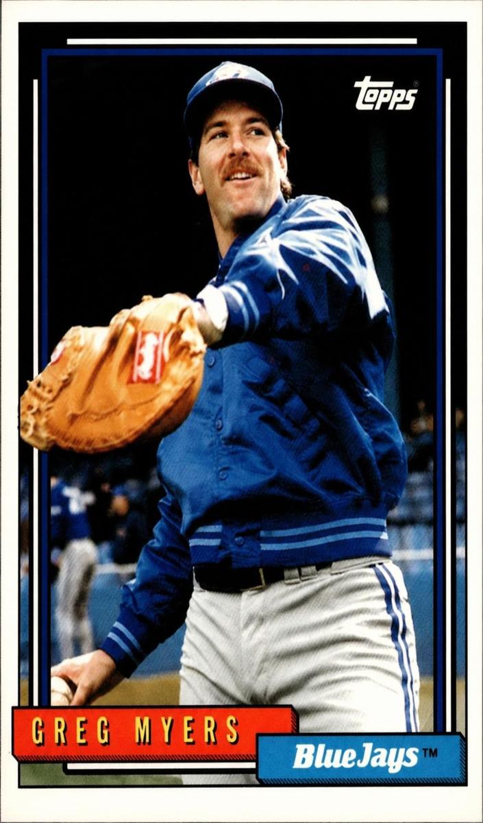 1992 Topps Greg Myers #203 card