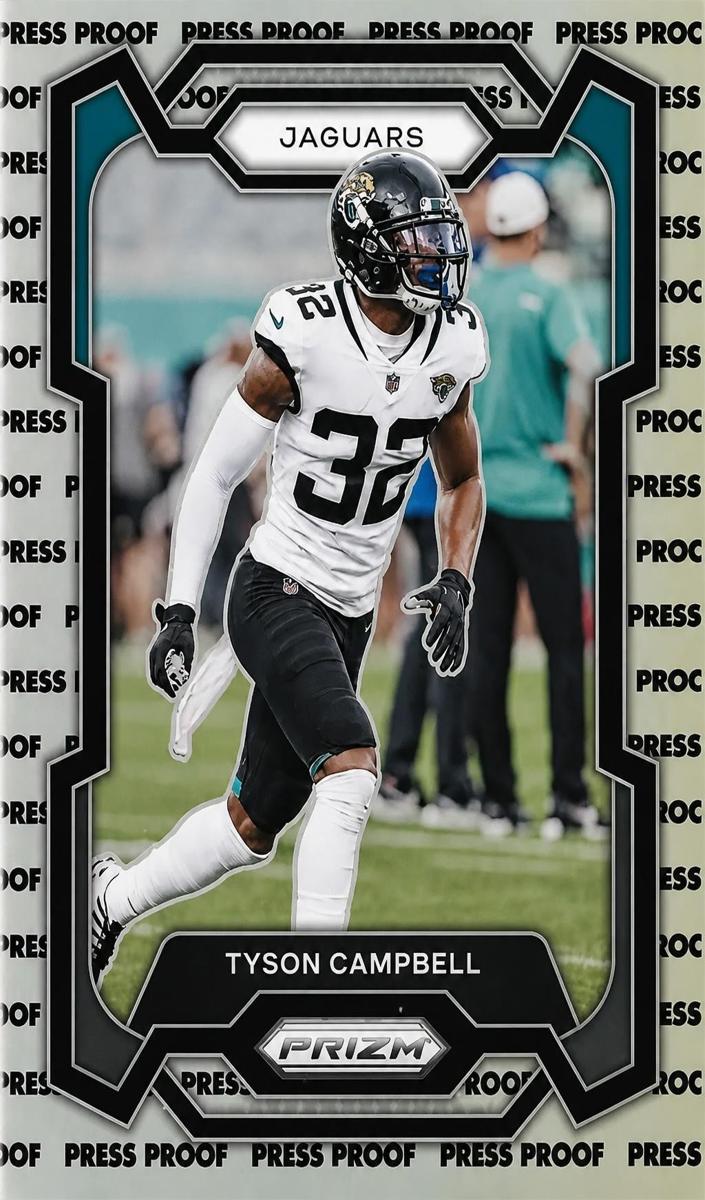 Tyson Campbell 2023 Prizm Football card
