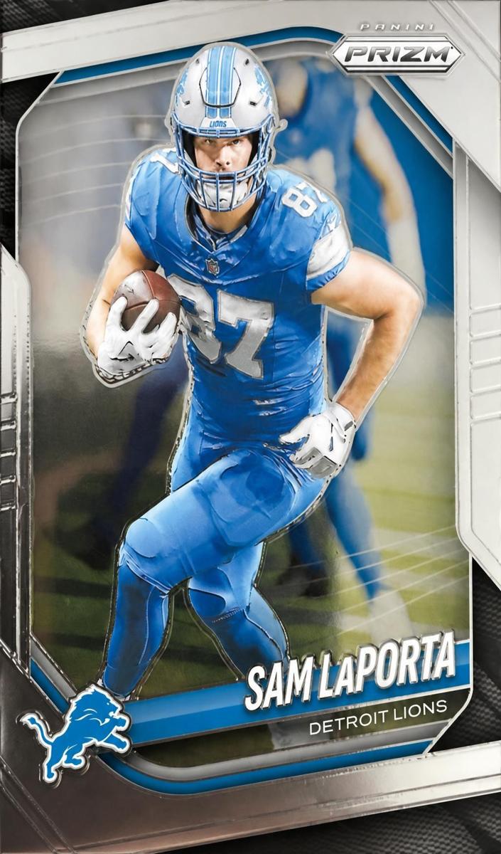 Sam LaPorta 2025 Prizm Football card