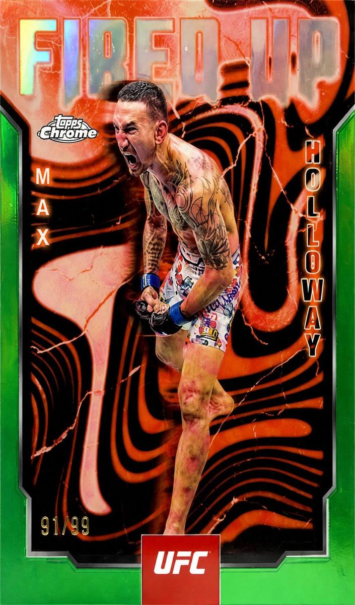 2025 Max Holloway [Green Refractor] #FUP-24