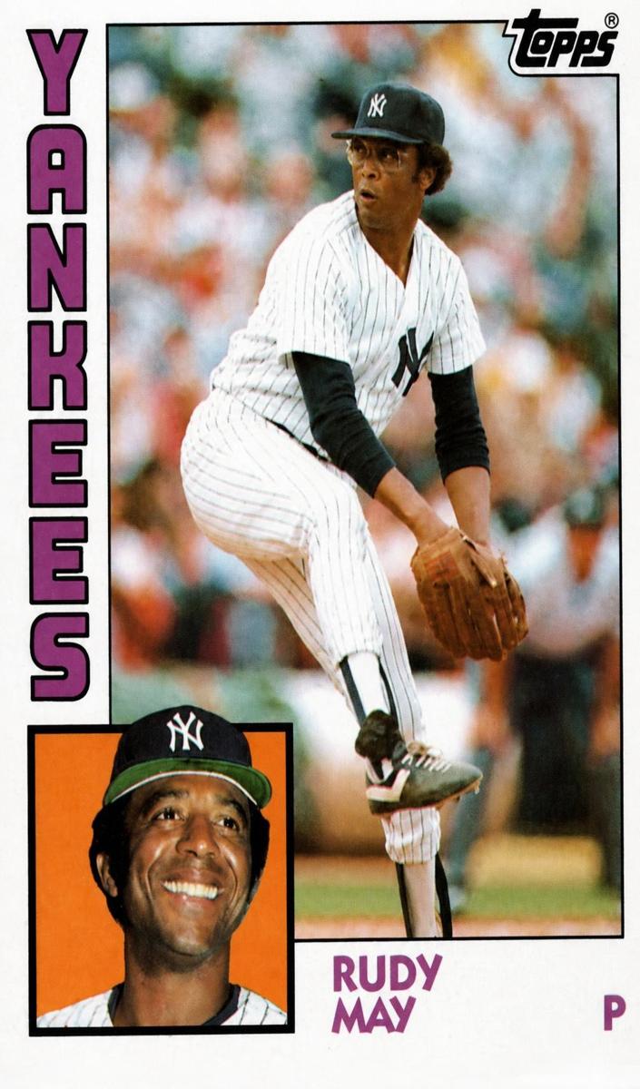 1984 Topps Rudy May #652 card