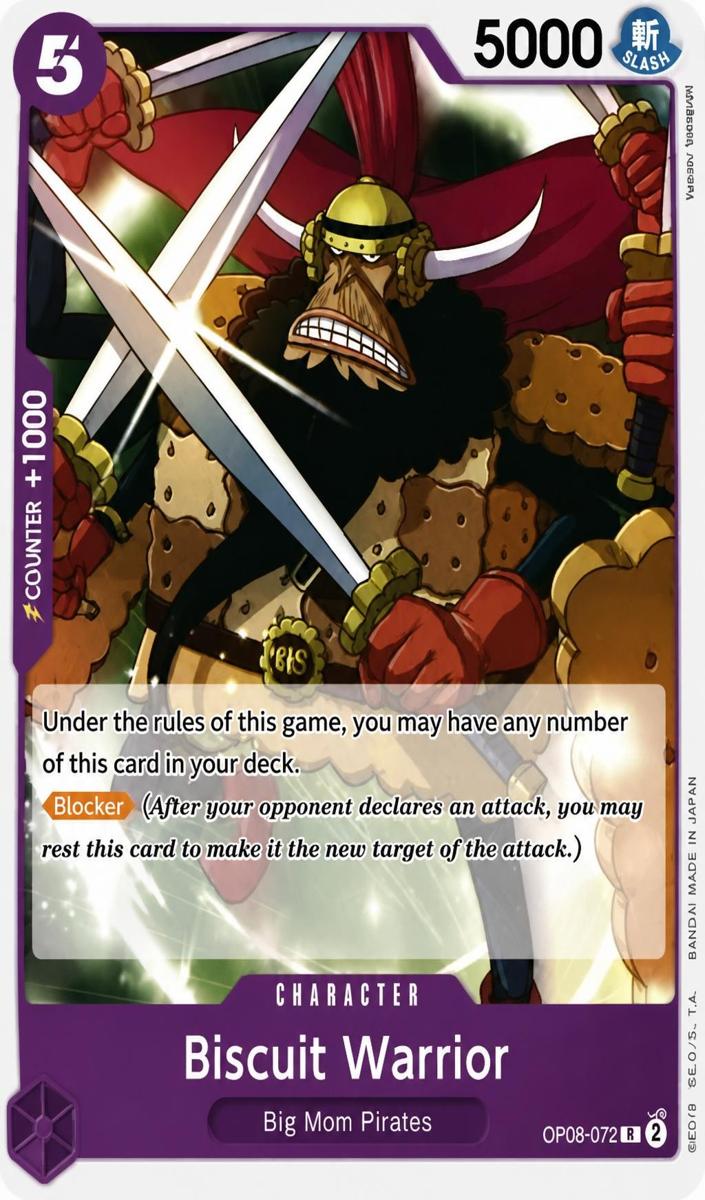 2024 Biscuit Warrior #OP08-072