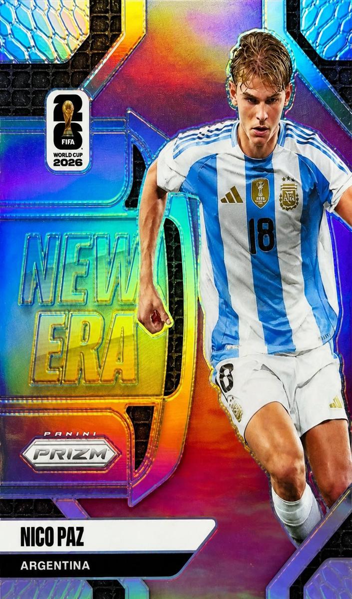 2026 Panini Prizm FIFA World Cup Nico Paz [Silver] #7 card