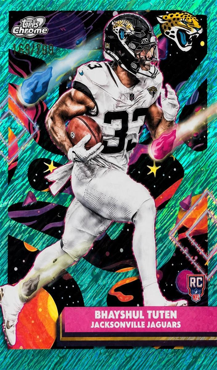 2025 Topps Cosmic Chrome Bhayshul Tuten #147 card