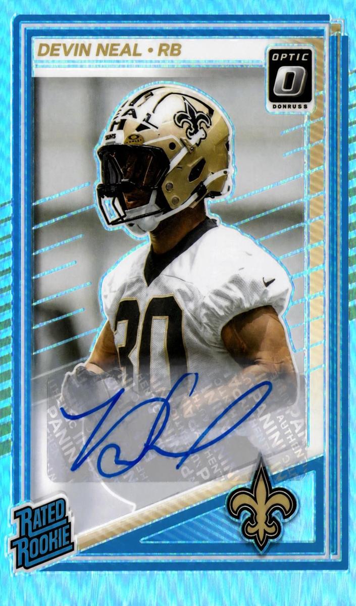 Devin Neal 2025 Donruss Optic Football card