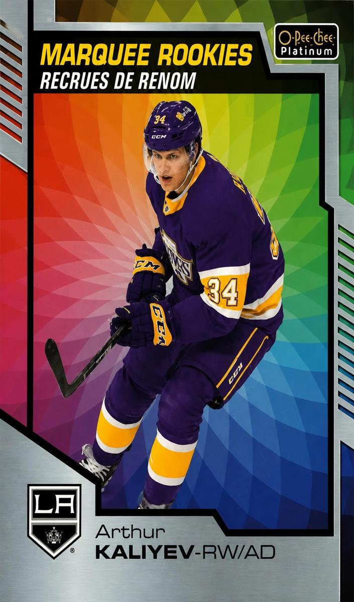 2020 O-Pee-Chee Platinum Arthur Kaliyev #192 card