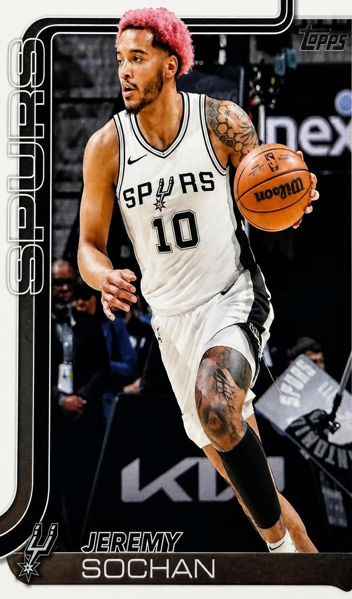 Jeremy Sochan 2025 Topps Basketball card