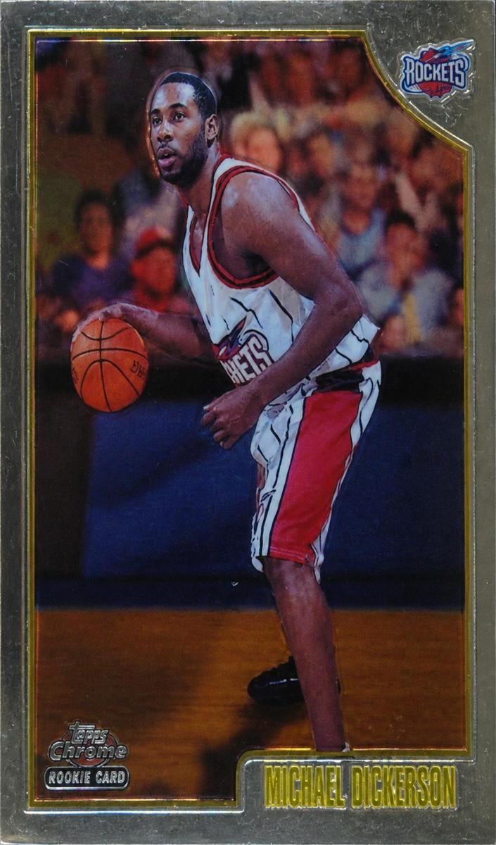1998 Topps Chrome Michael Dickerson #208 card