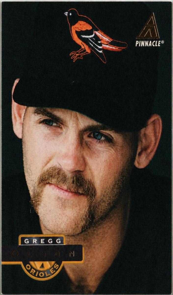 1994 Pinnacle Gregg Olson #277 card