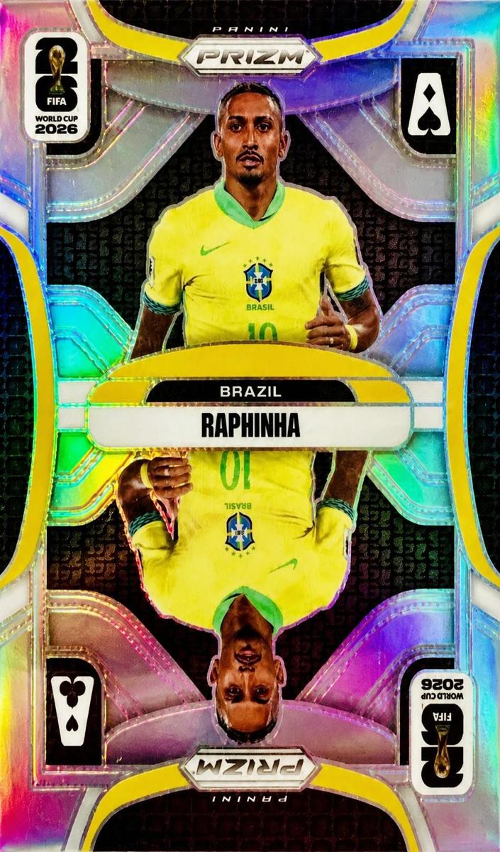 2026 Panini Prizm FIFA World Cup Raphinha [Silver] #19 card