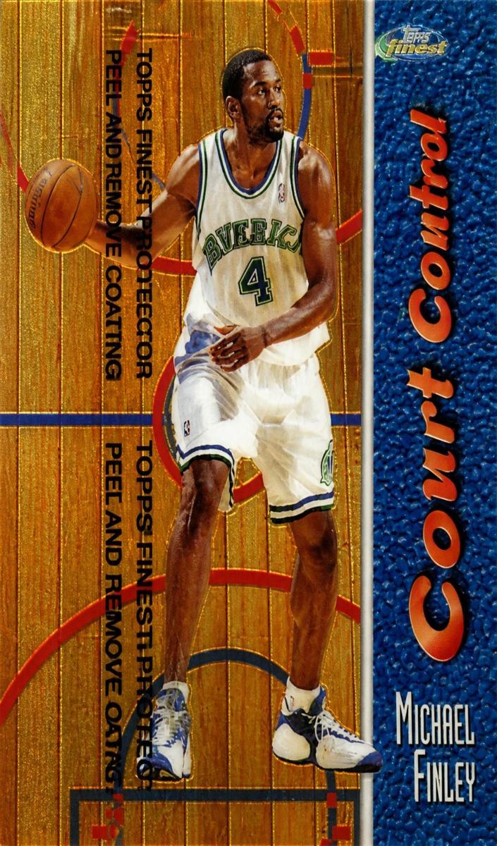 1998 Topps Finest Michael Finley #CC8 card