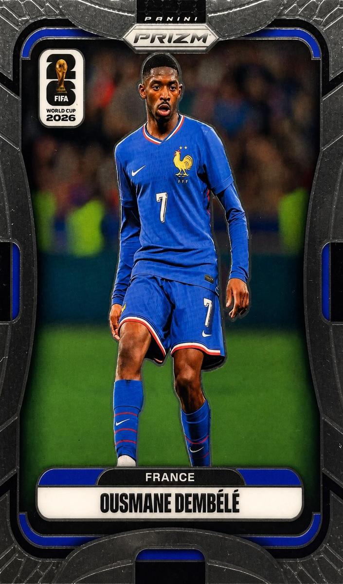 2026 Panini Prizm FIFA World Cup Ousmane Dembele #37 card
