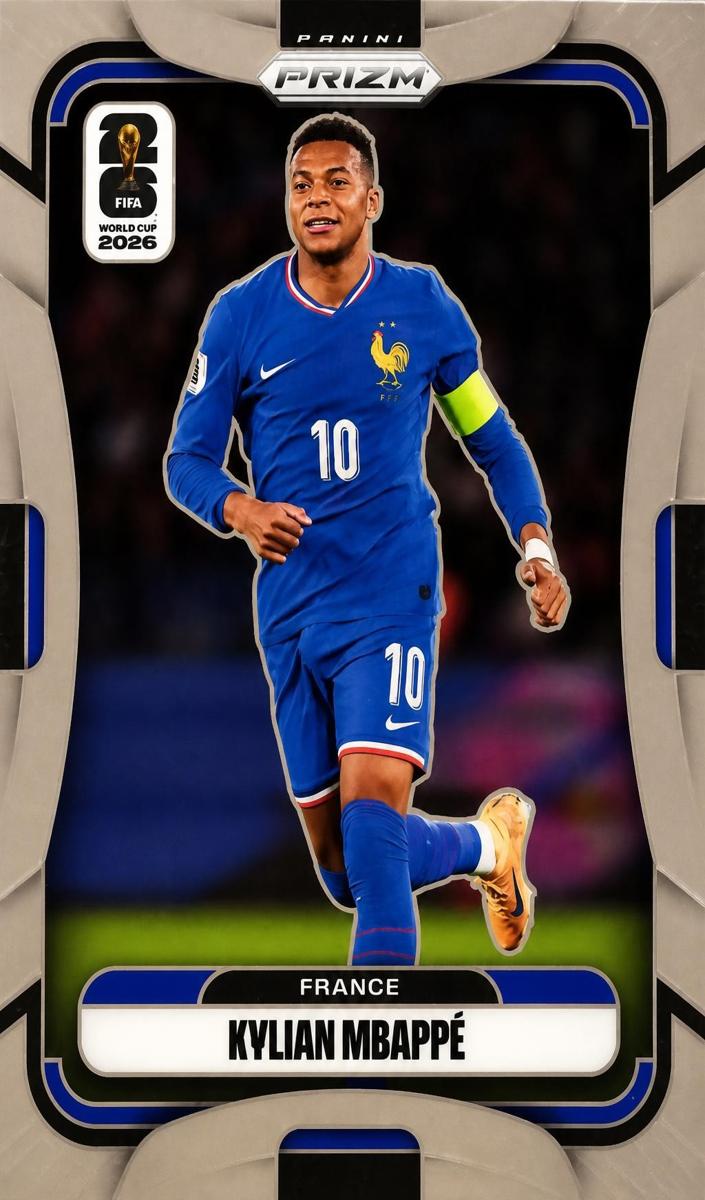 Kylian Mbappe 2026 Prizm World Cup card