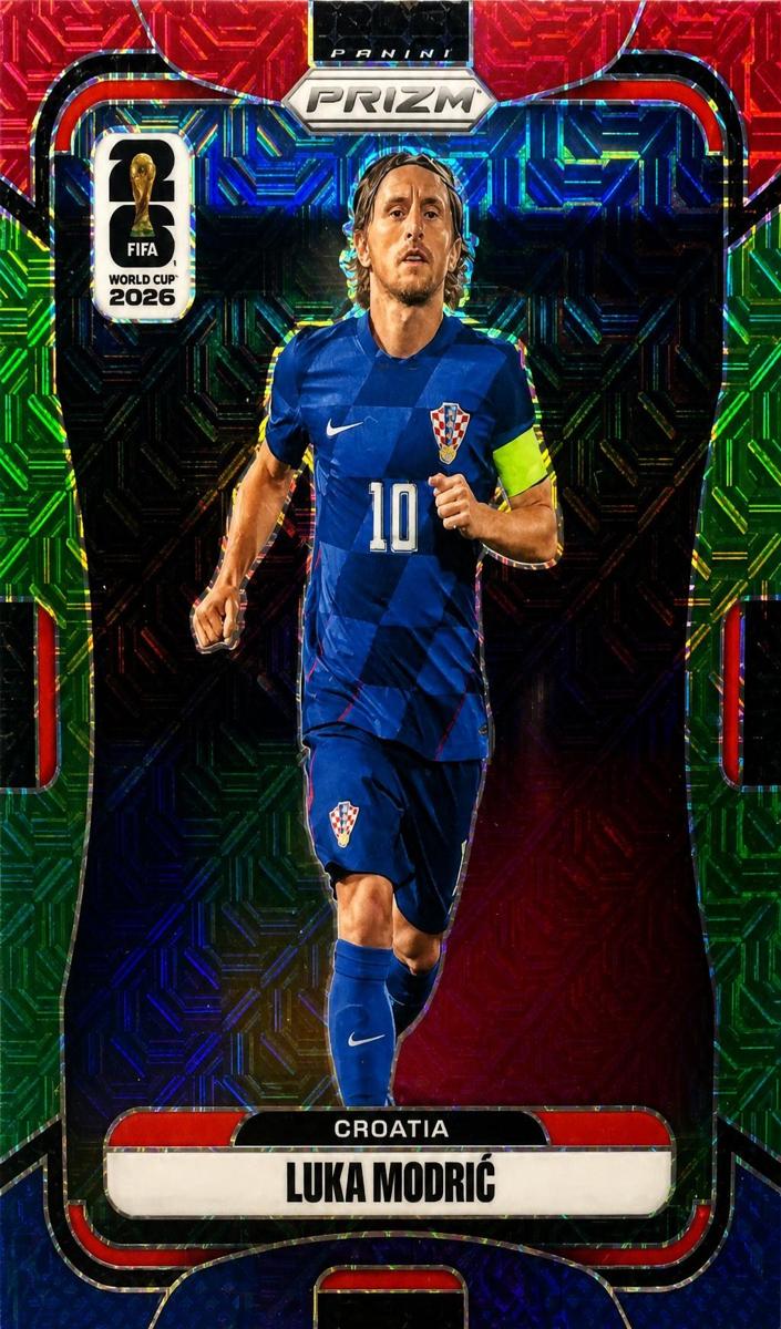 2026 Panini Prizm FIFA World Cup Luka Modric [Red] #200 card