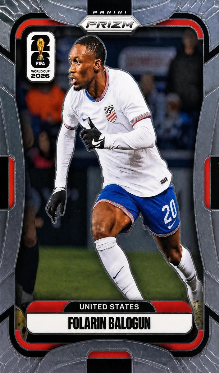 Folarin Balogun 2026 Prizm World Cup card