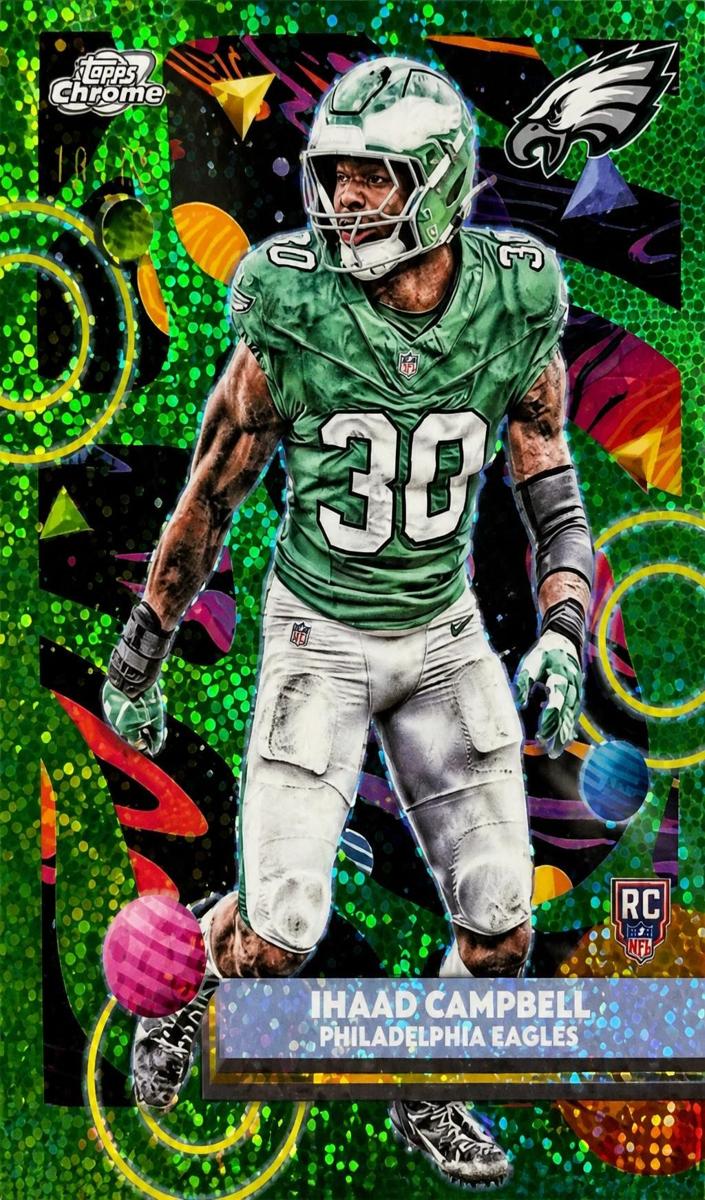 2025 Topps Cosmic Chrome Jihaad Campbell #180 card