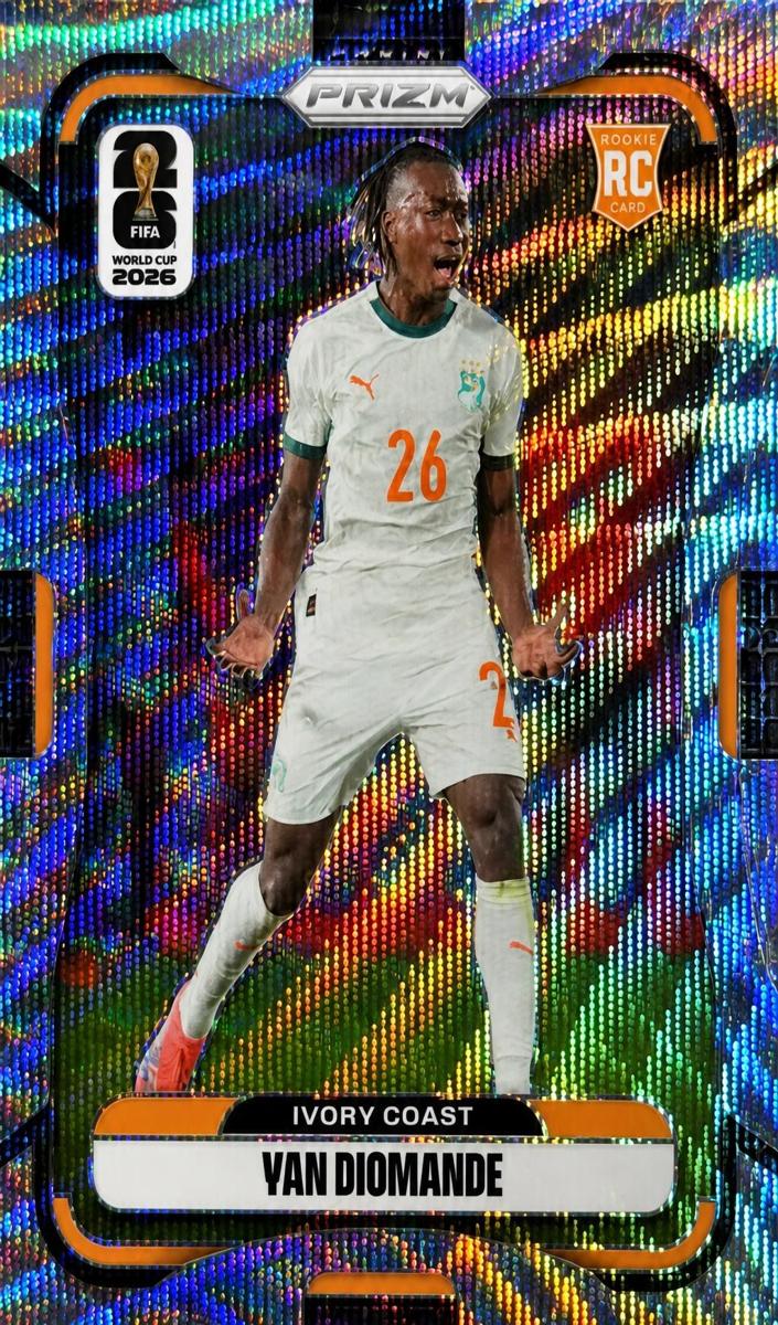2026 Panini Prizm FIFA World Cup Yan Diomande [Wave] #257 card