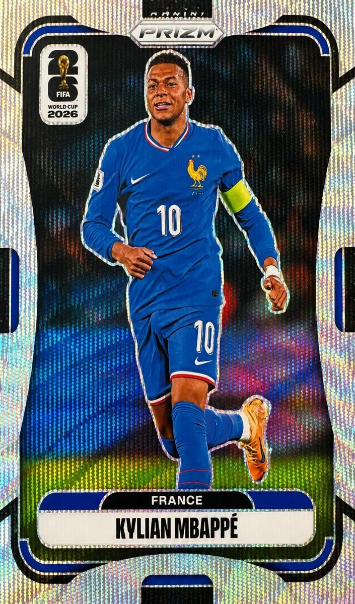 2026 Panini Prizm FIFA World Cup Kylian Mbappe [Wave] #40 card