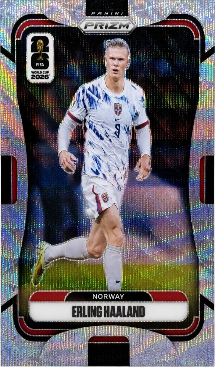 2026 Panini Prizm FIFA World Cup Erling Haaland [Wave] #333 card