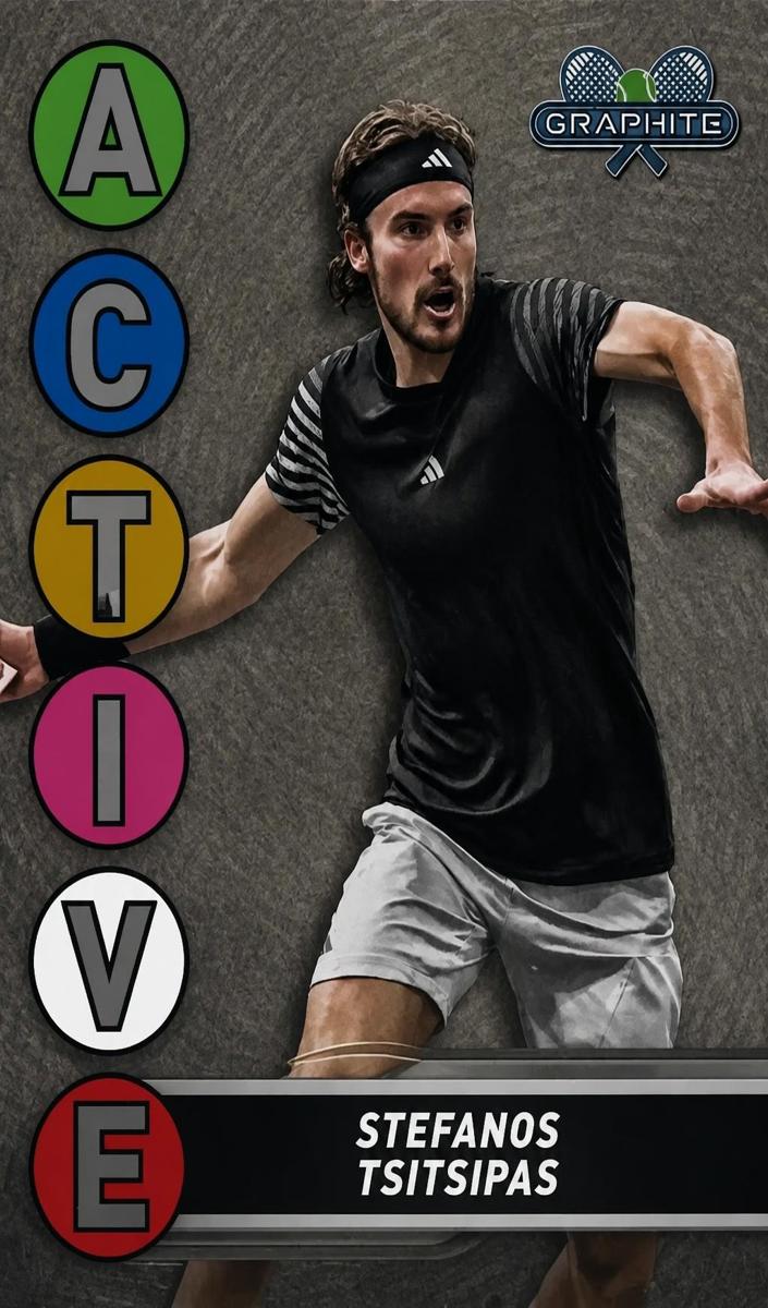 2024 Topps Graphite Stefanos Tsitsipas #ACM-31 card