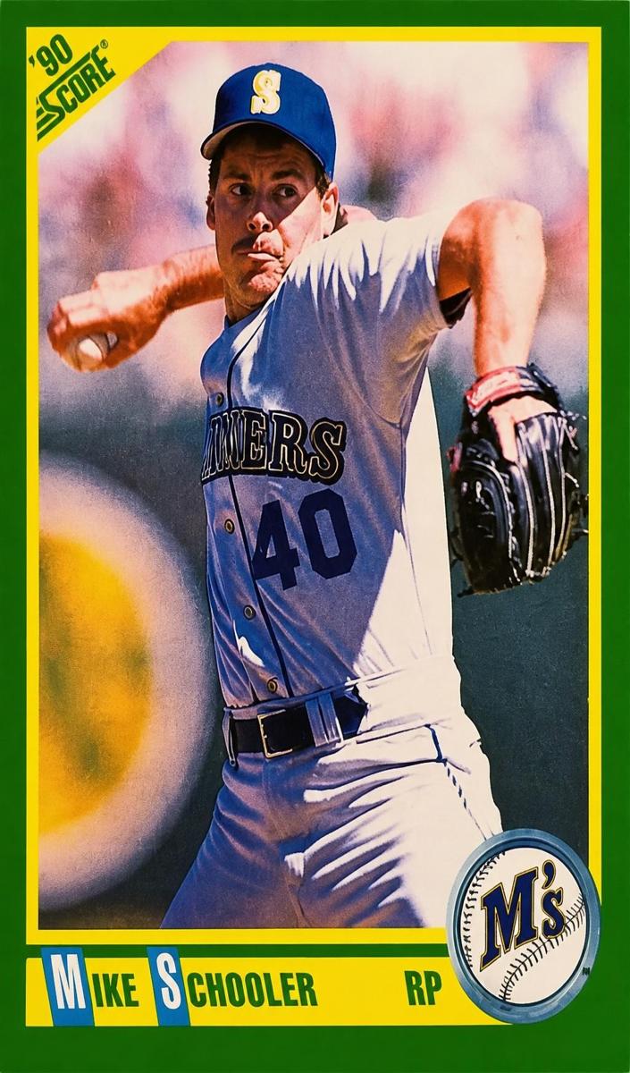 1990 Score Mike Schooler #149 card