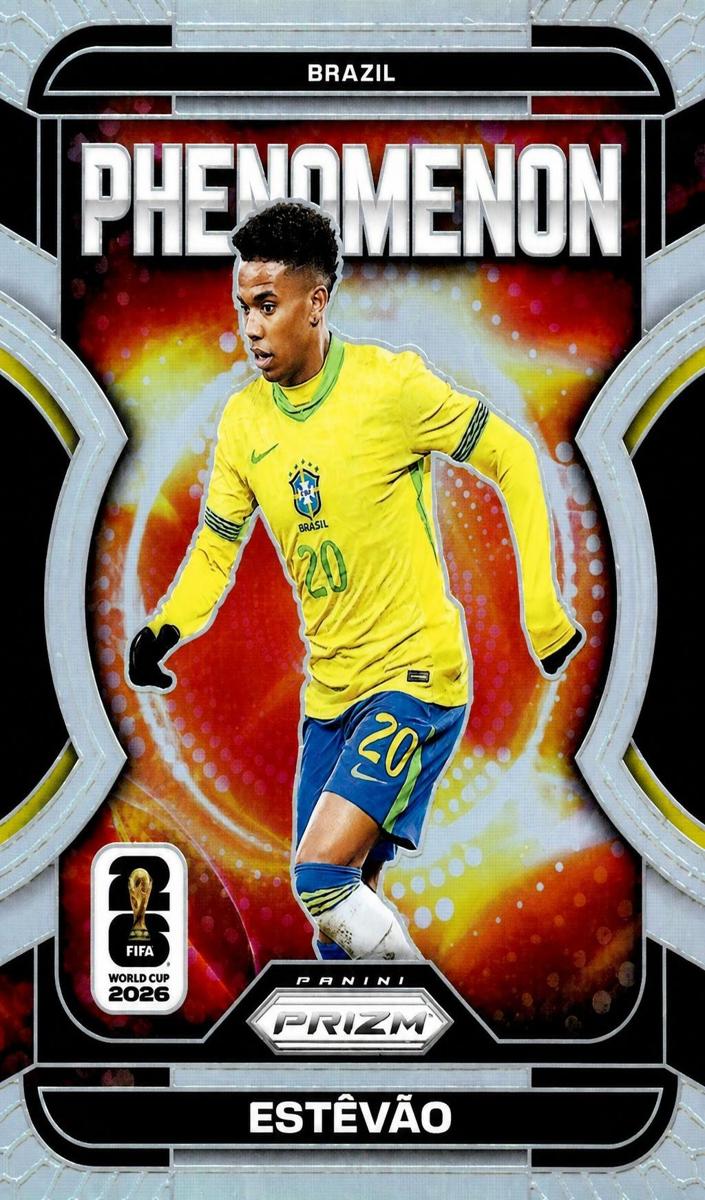 2026 Panini Prizm FIFA World Cup Estevao [Silver] #5 card