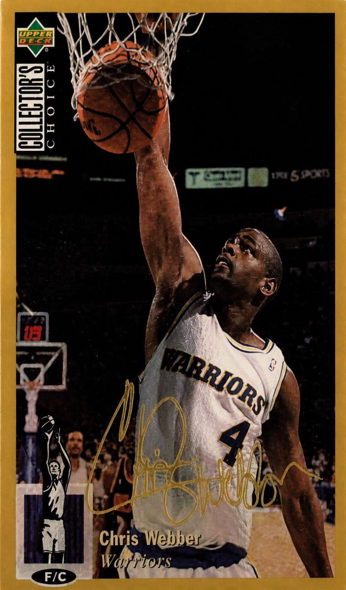 1994 Chris Webber [Gold Signature] #4