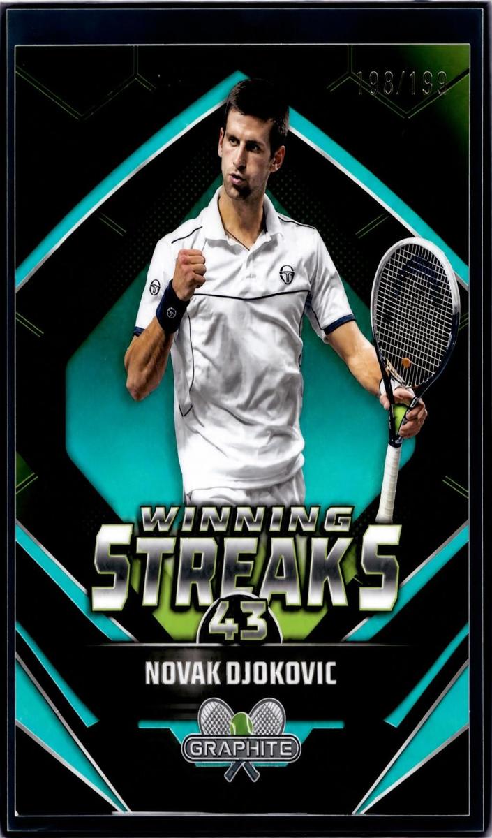 2024 Topps Graphite Winning Streaks Novak Djokovic #WS-ND card