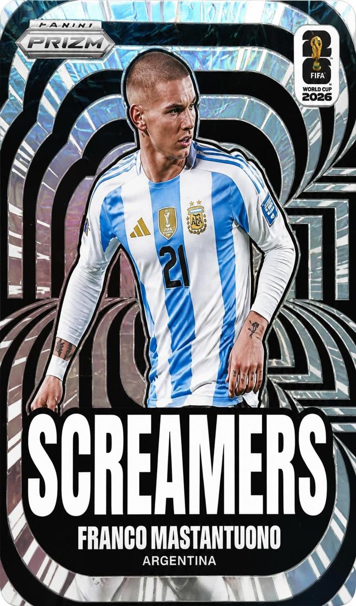 2026 Panini Prizm FIFA World Cup Franco Mastantuono #24 card