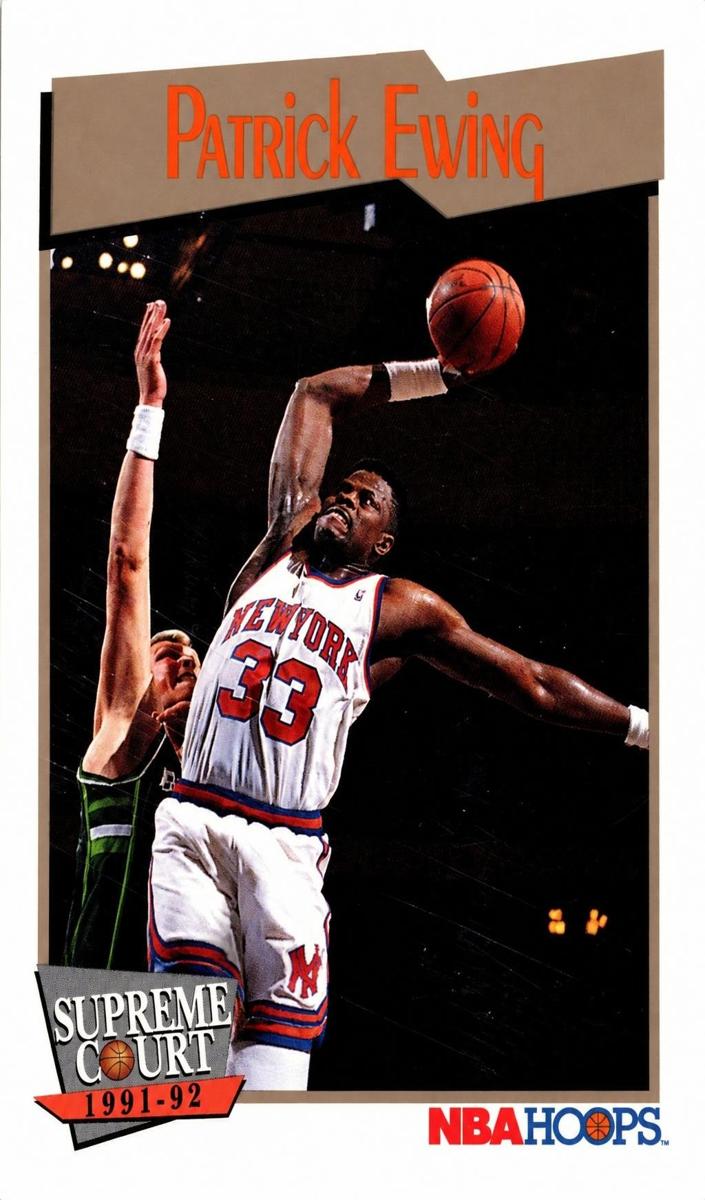 1991 Hoops Patrick Ewing #483 card