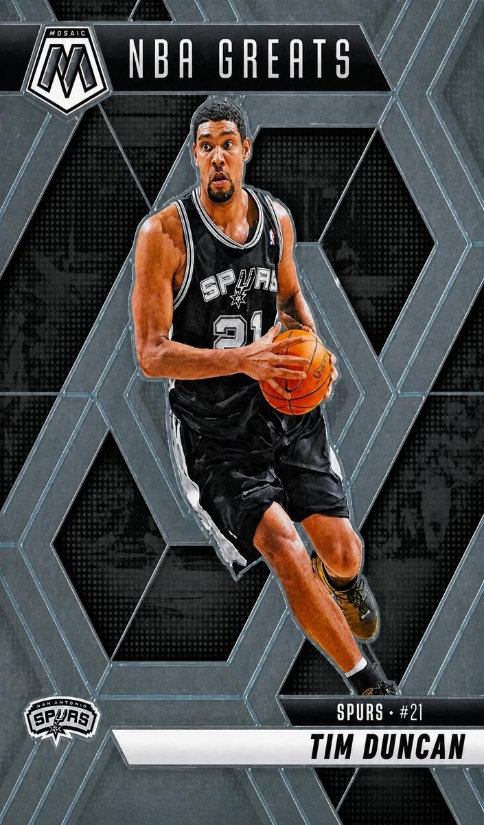 Tim Duncan 2024 Mosaic Basketball card